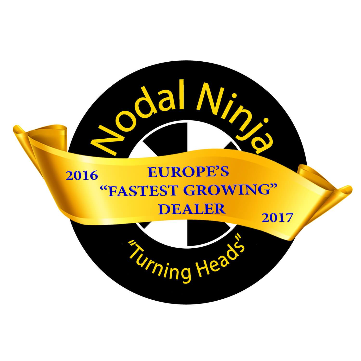 We have been recognized as the fastest growing Nodal Ninja dealer in Europe