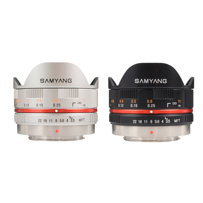 Samyang 7,5mm F3,5 micro 4/3 MFT silver Lenses Samyang 