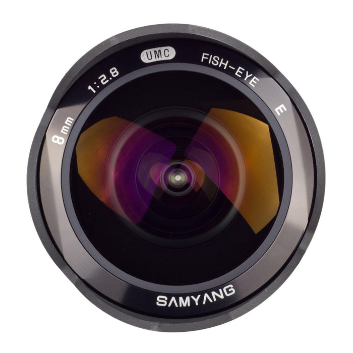 Samyang 8mm Fisheye F2,8 Fuji X silver Lenses Samyang 