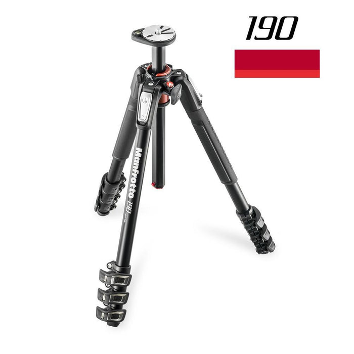 Manfrotto MT 190XPRO4, alu 4-section horizontal column tripod Tripods Manfrotto 